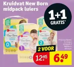Kruidvat Kruidvat new born midpack luiers aanbieding