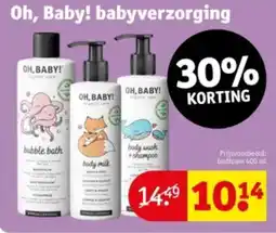 Kruidvat Oh, Baby! babyverzorging aanbieding