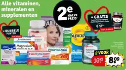 Kruidvat Alle vitaminen mineralen en supplementen aanbieding