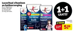 Kruidvat Lucovitaal vitaminen en huidverzorging aanbieding