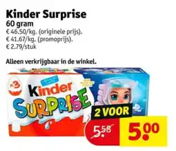 Kruidvat Kinder Surprise aanbieding