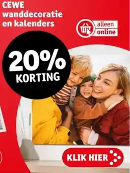 Kruidvat CEWE wanddecoratie en kalenders aanbieding