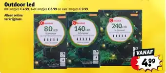 Kruidvat Outdoor LED aanbieding