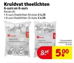 Kruidvat Kruidvat theelichten aanbieding
