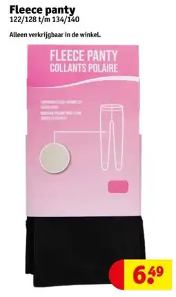 Kruidvat Fleece panty aanbieding