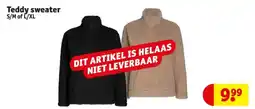 Kruidvat Teddy sweater aanbieding