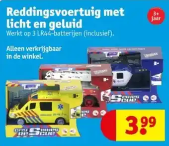 Kruidvat Reddingsvoertuig met licht en geluid aanbieding