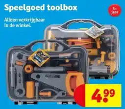Kruidvat Speelgoed toolbox aanbieding