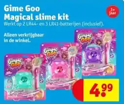 Kruidvat Gime goo magical slime kit aanbieding