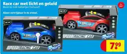 Kruidvat Race car met licht en geluid aanbieding