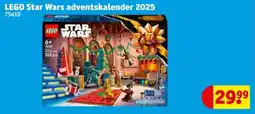 Kruidvat LEGO Star Wars adventskalender 2025 aanbieding