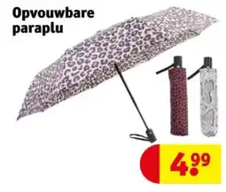 Kruidvat Opvouwbare paraplu aanbieding