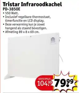 Kruidvat Tristar Infraroodkachel PD-3850E aanbieding