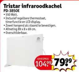 Kruidvat Tristar infraroodkachel PD-3850E aanbieding