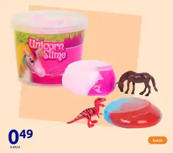 Action Unicorn Slime aanbieding