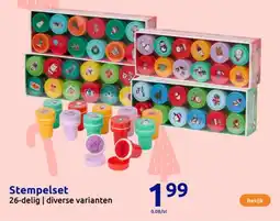 Action Stempelset aanbieding