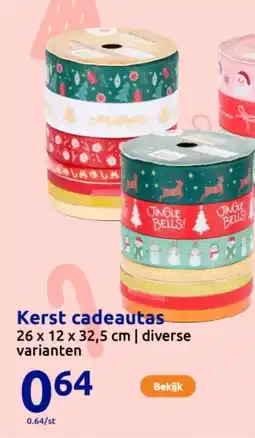 Action Kerst cadeautas aanbieding