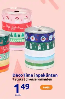 Action DécoTime inpaklinten aanbieding