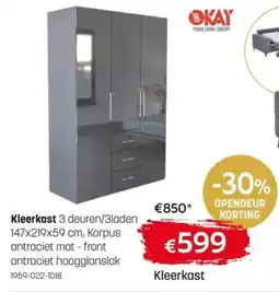 BE-Okay Kleerkast aanbieding