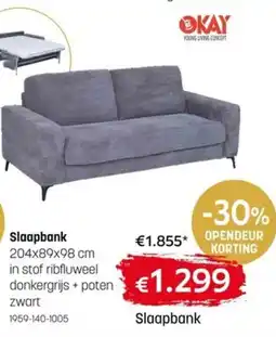 BE-Okay Slaapbank aanbieding