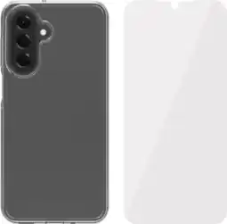 Coolblue BlueBuilt Protective Back Cover Samsung Galaxy A17 Transparant + Screenprotector Glas aanbieding