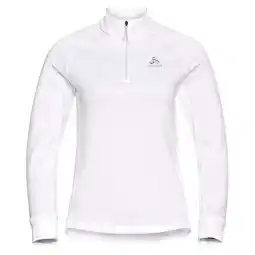 Decathlon ODLO Middenlaag Loopshirt Halve Rits BERRA Sporttrui WIT XL aanbieding