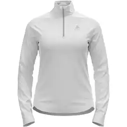 Decathlon ODLO Middenlaag Loopshirt Halve Rits BERRA Sporttrui WIT XL aanbieding