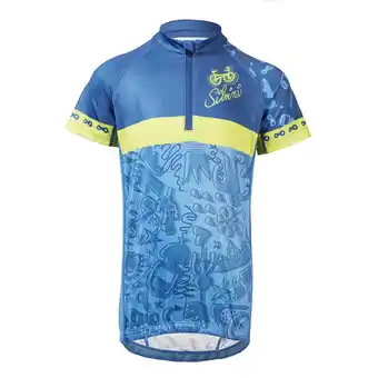 Decathlon SILVINI Scrivia kinderfietsshirt, blauw aanbieding