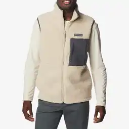 Decathlon Sherpa fleece bodywarmer Mountainside beige aanbieding