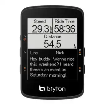 Decathlon Rider 460 E GPS-fietscomputer Bryton aanbieding