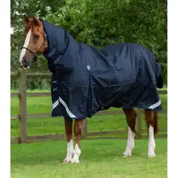 Decathlon Waterdichte paardendeken met halsbedekking Premier Equine Buster Storm Classic 2 aanbieding