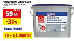 Hubo Hubo primer 10+5l wit aanbieding