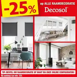 Hubo op ALLE RAAMDECORATIE aanbieding