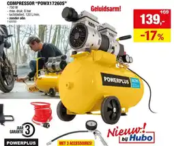 Hubo COMPRESSOR POWX17260S aanbieding