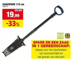 Hubo Talen Tools zaagspade 115cm aanbieding