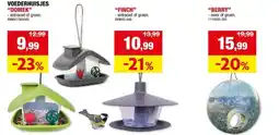 Hubo Finch voederhuisje groen aanbieding