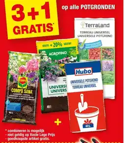 Hubo op alle POTGRONDEN aanbieding