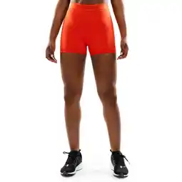 Decathlon Dames Fitness sportieve booty short Vital Rood aanbieding