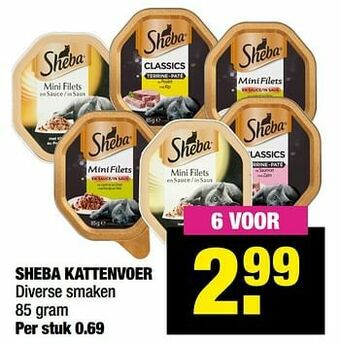 Big Bazar Sheba kattenvoer aanbieding