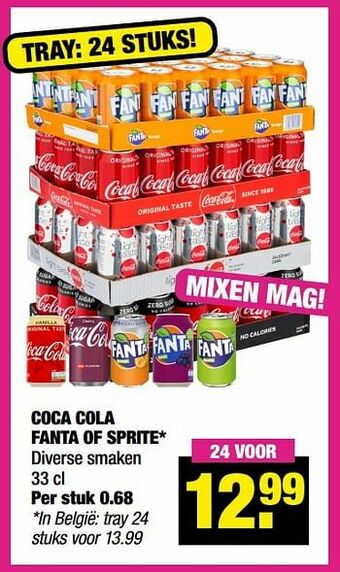 Big Bazar Coca cola fanta of sprite aanbieding