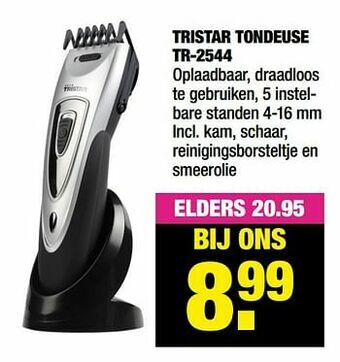 Big Bazar Tristar tondeuse tr-2544 aanbieding