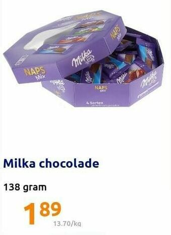 Action Milka chocolade aanbieding