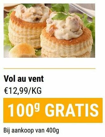 Budgetslager Vol au vent aanbieding