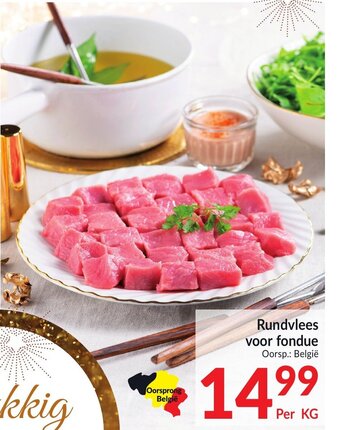Intermarché Rundvlees voor fondue aanbieding