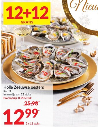 Intermarché Holle Zeeuwse oesters aanbieding