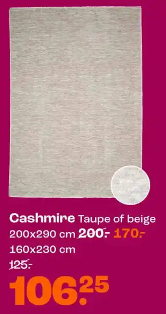 Kwantum Vloerkleden Cashmire aanbieding