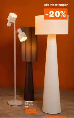 Kwantum Alle vloerlampen Pandia aanbieding