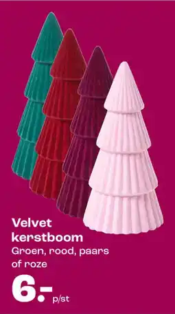 Kwantum Velvet kerstboom aanbieding