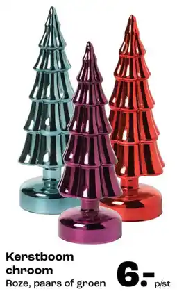 Kwantum Kerstboom chroom aanbieding