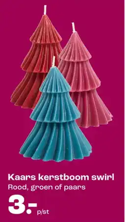 Kwantum Kaars kerstboom swirl aanbieding